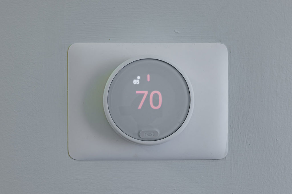 Smart nest thermometer.